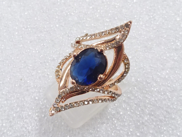 COLORED STONE FASHION RING / JP SIZE 9.5